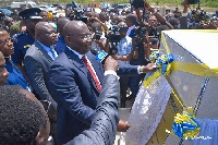 Vice President Dr Mahamudu Bawumia commissioned a new station complex
