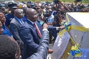 Vice President Dr Mahamudu Bawumia commissioned a new station complex