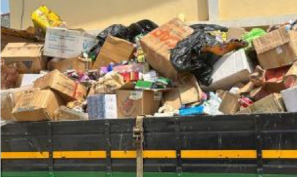 The items were safely disposed of at the Akwadum dumping site near Koforidua