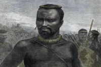 An illustration of King John Aggrey Essien, who rebelled against the British colonial rulers