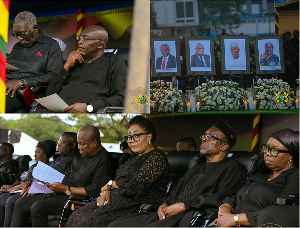 Most of the attendees at the vigil wore their black funeral attire to mourn the victims