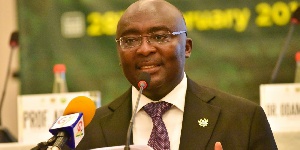 Vice President Dr Mahamudu Bawumia addressing stakeholders at the conference