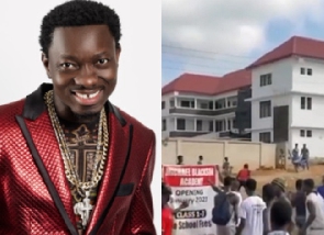 Michael Blackson has commissioned his newly built school in Central region