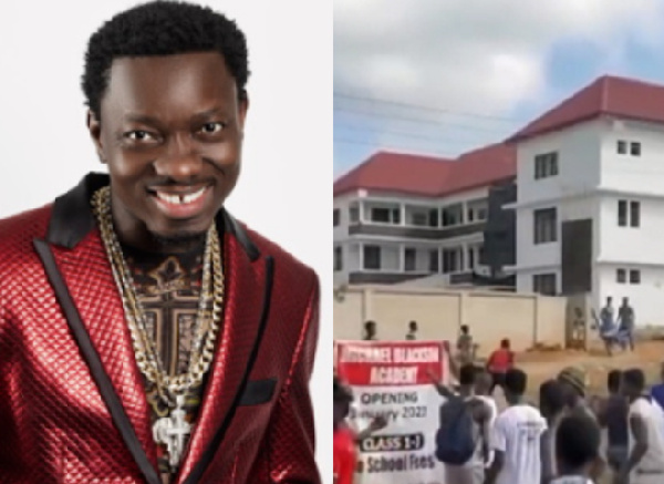 Michael Blackson has commissioned his newly built school in Central region