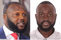 Nii Marmah (R) has written about Ato Essien (L)