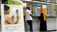 Umeme Customers making electricity payments at the Kampala Umeme branch in Uganda