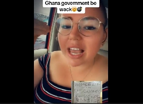 The young lady went online to fume about the charges non-citizens pay for the Ghana Card
