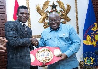 Commey with President Akufo-Addo