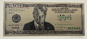 Trump's signature is already set to appear on US paper notes as part of the nation's celebrations Trump's signature is already set to appear on US paper notes as part of the nation's celebrations