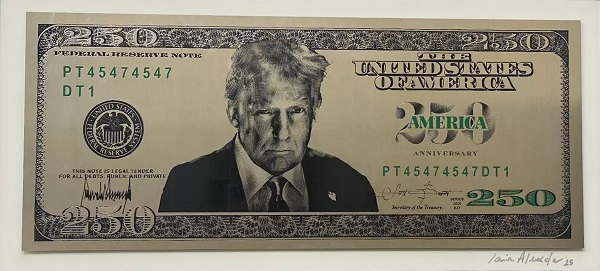 Trump's signature is already set to appear on US paper notes as part of the nation's celebrations