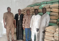 Dr Akisibadek Alekz Afoko and his team made the donation on behalf of Paul Afoko