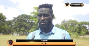 Legon Cities FC defender Joseph Adjei