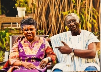Late Theresa Kufuor and former president John Agyekum Kufuor