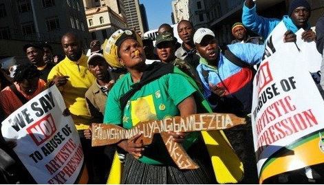 ANC supporters.