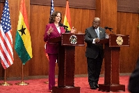 President Akufo-Addo and Kamala Harris