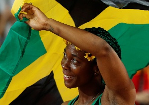 Shelly-Ann Fraser-Pryce is a Jamaican sprinter