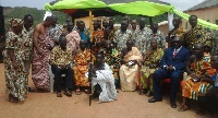 Group photo of authorities of the GSA and the traditional rulers of Akatakyiwa