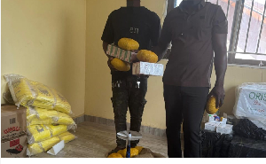 The suspects, Maclean Adaboro, 44, and Kelvin Anaam, 28, are currently in police custody