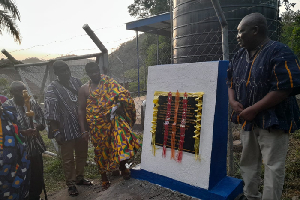 The water project seeks to address water challenges in the Vane-Avatime area