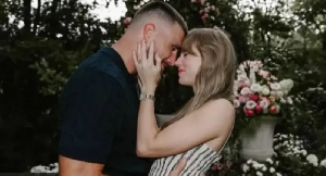 American Pop superstar Taylor Swift don announce her engagement to her partner Travis Kelce