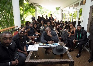Some Ghanaian celebrities that visited President Mahama to mourn with him