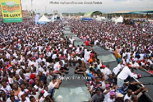 NPP supporters at the manifesto launch in 2016
