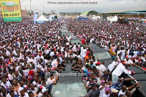 NPP supporters at the manifesto launch in 2016