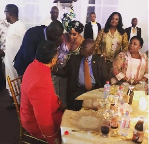 President and Mrs Akufo-Addo, Archbishop Dag-Heward, others at the wedding