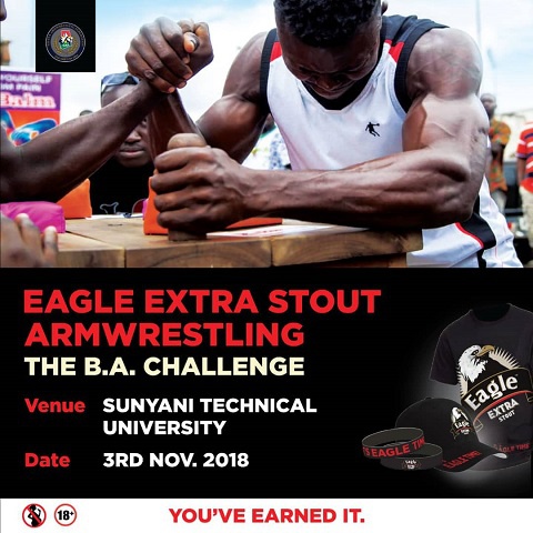 Ghana Armwrestling Federation will storm Sunyani this weekend