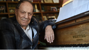 Charles Dumont, pictured at home in Paris in June 2015