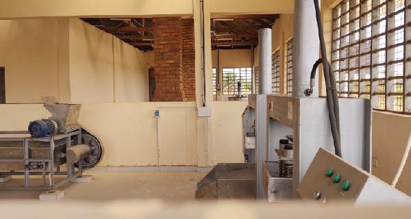 The cassava processing factory hasn't been in use since it was commissioned in 2023