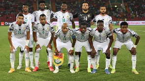 Black Stars in a group photo