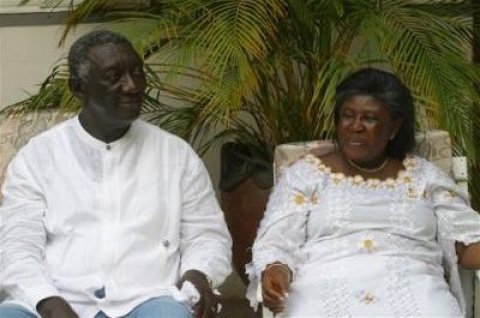 Madam Theresa Kufuor, former First Lady of the Republic of Ghana and wife to former president, John Kofi Agyekum Kufuor turns 85 years today.