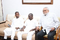 Kenpong, Azumah Nelson and Former President Rawlings