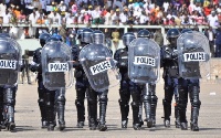 File photo of some Police officers on a parade