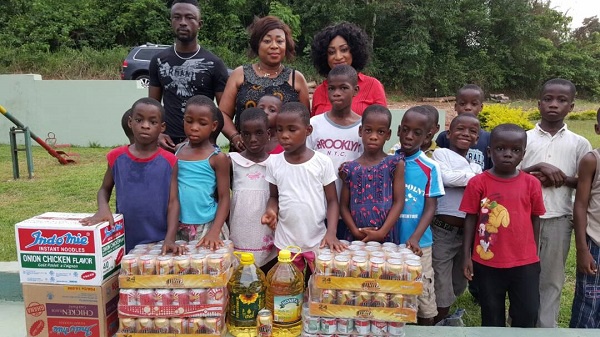 Ellen Kyei White has donated to children at Save Our Lives Orphanage Home