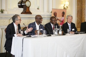 Officials at the Royal African Society event in London
