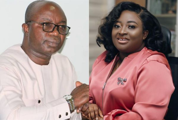 Osei Assibey Antwi (L) and Gifty Oware-Mensah (R) have been chargd with financial misconduct