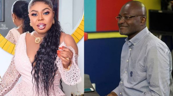 Afia Schwarzenegger and Kennedy Agyapong