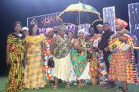 Queen Mother of Ngleshie Amanfro Nana Tambia IV, has been recognised for her contribution to society