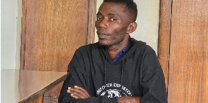 Muyingo Benson, popularly known online as Benson Pro UG, appears in the dock at court