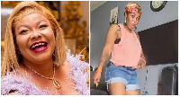 Agradaa (L) has mocked late TikToker Sexy Vida following her demise