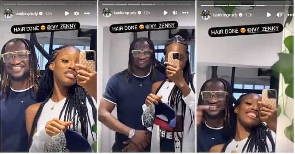 Paul Okoye and his girlfriend