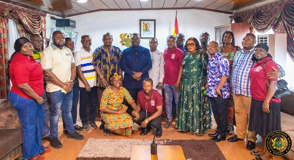 Executives captured in a photo