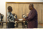 President Mahama receives newly appointed envoy of France, others