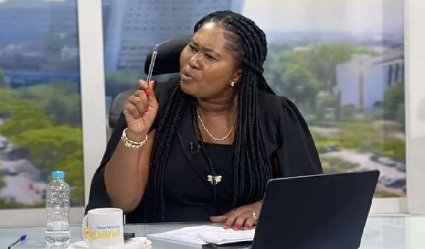 A member of the Communication Team of the NDC, Beatrice Annan