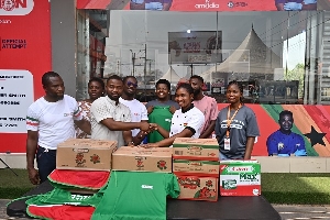 GBfoods Ghana team and Chef Smith's Team during presentation of items