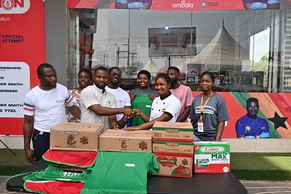 GBfoods Ghana team and Chef Smith's Team during presentation of items