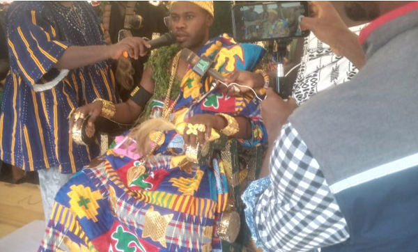 Nana Onomah Anoako Ababio V is the new Chief of Mankrong-Nkwanta