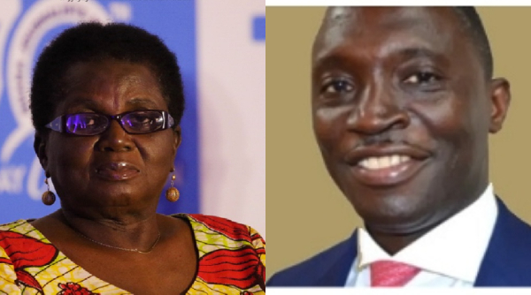 SSNIT Board Chair Elizabeth Ohene and Director General Kofi Bosompem Osafo-Maafo